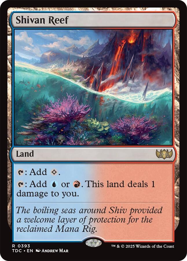 Shivan Reef, TDC, 393, NM