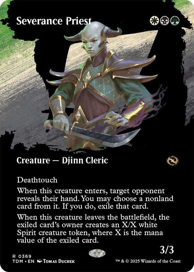 Severance Priest (Borderless), TDM, 369, NM