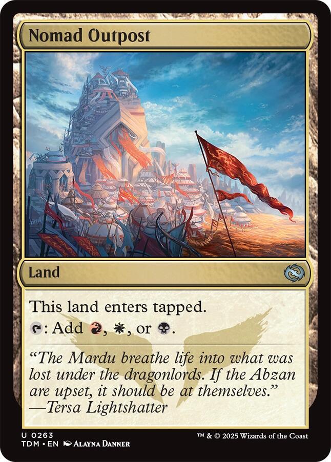 Nomad Outpost, TDM, 263, NM, Foil