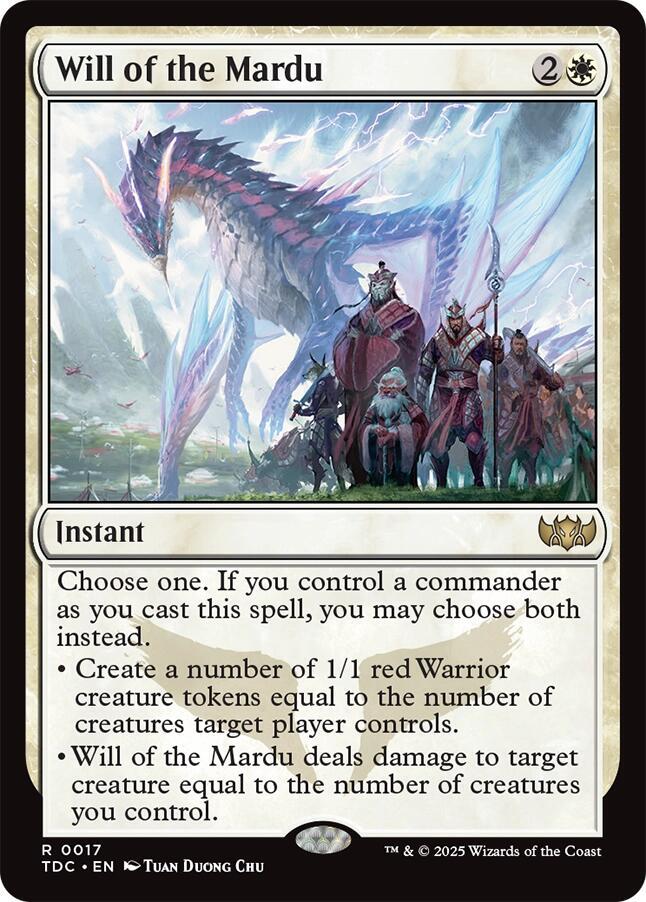 Will of the Mardu, TDC, 17, NM