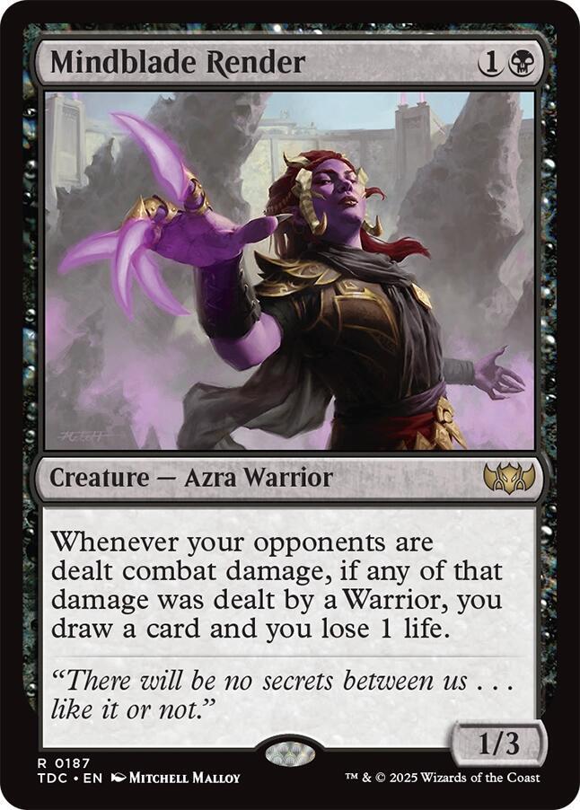 Mindblade Render, TDC, 187, NM