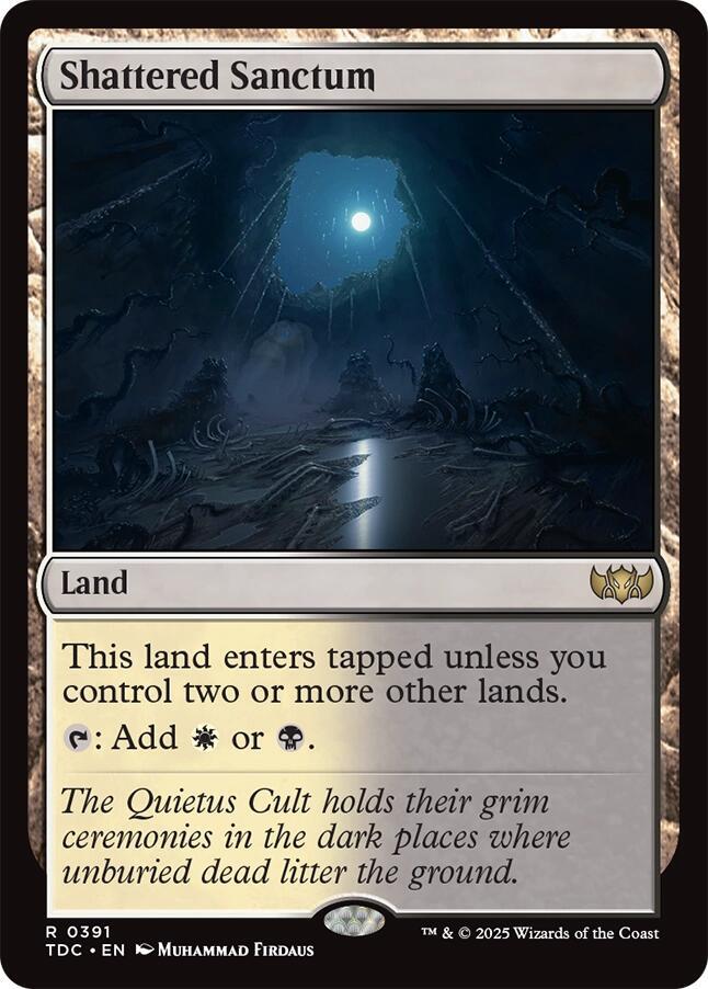 Shattered Sanctum, TDC, 391, NM