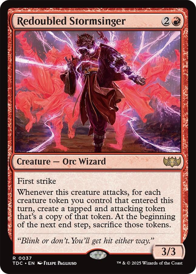 Redoubled Stormsinger, TDC, 37, NM