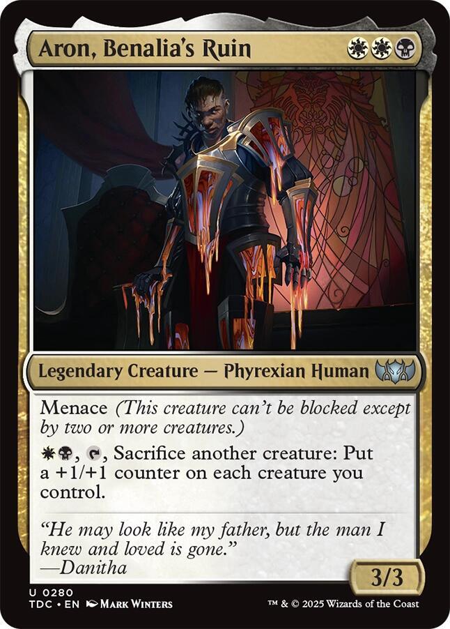 Aron, Benalia's Ruin, TDC, 280, NM