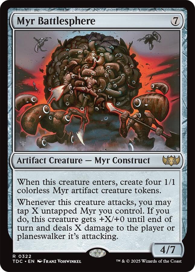 Myr Battlesphere, TDC, 322, NM