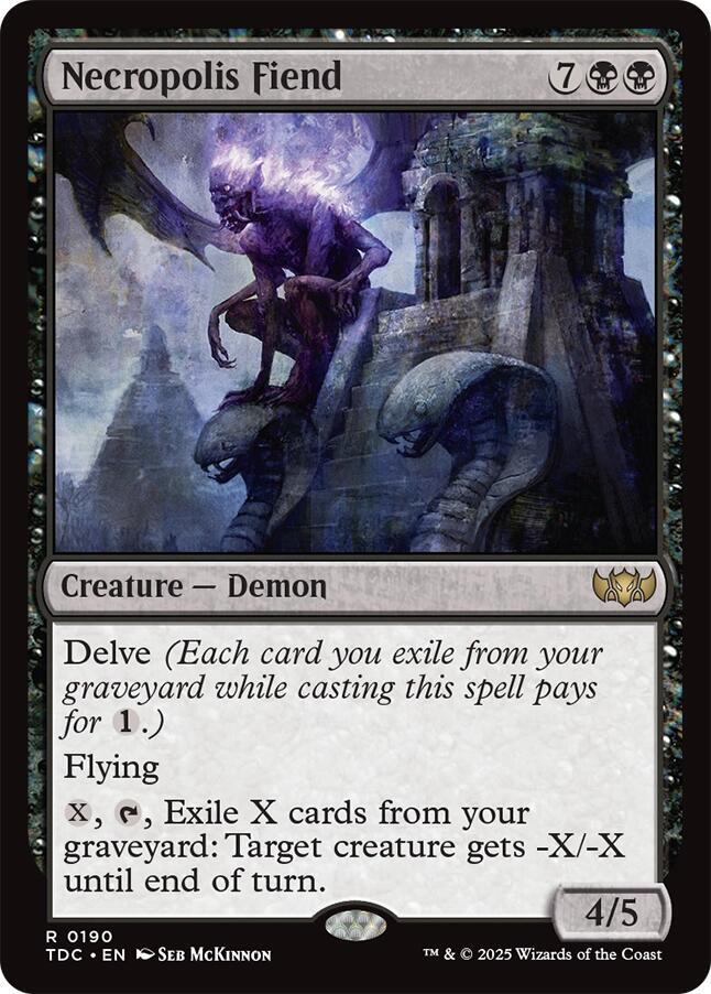 Necropolis Fiend, TDC, 190, NM