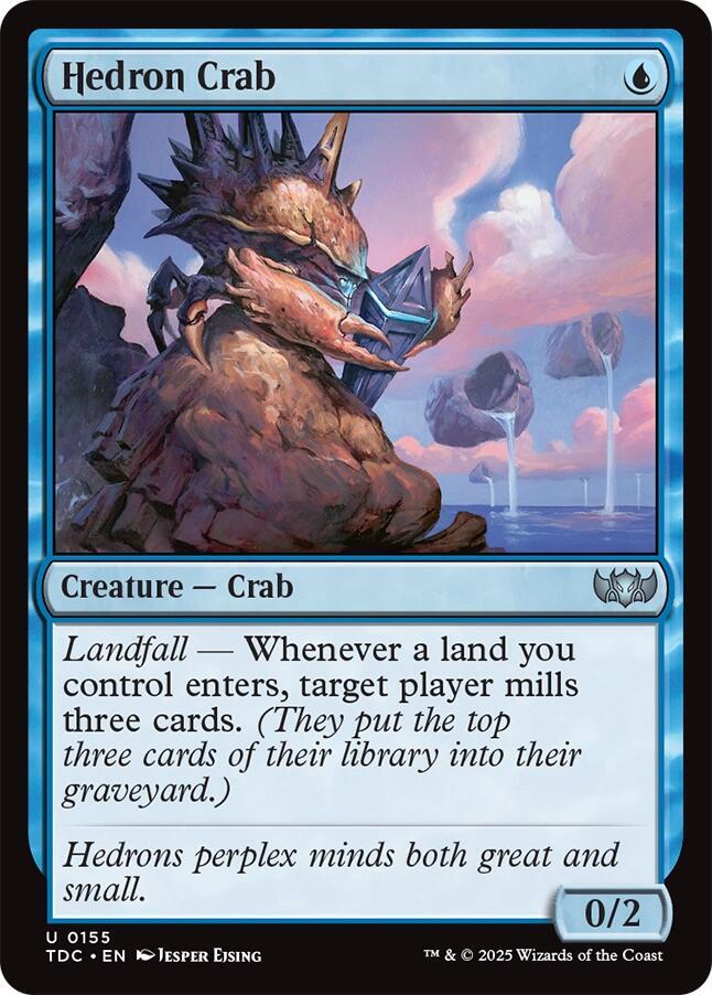 Hedron Crab, TDC, 155, NM