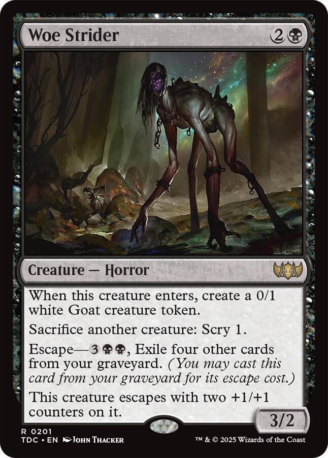Woe Strider, TDC, 201, NM