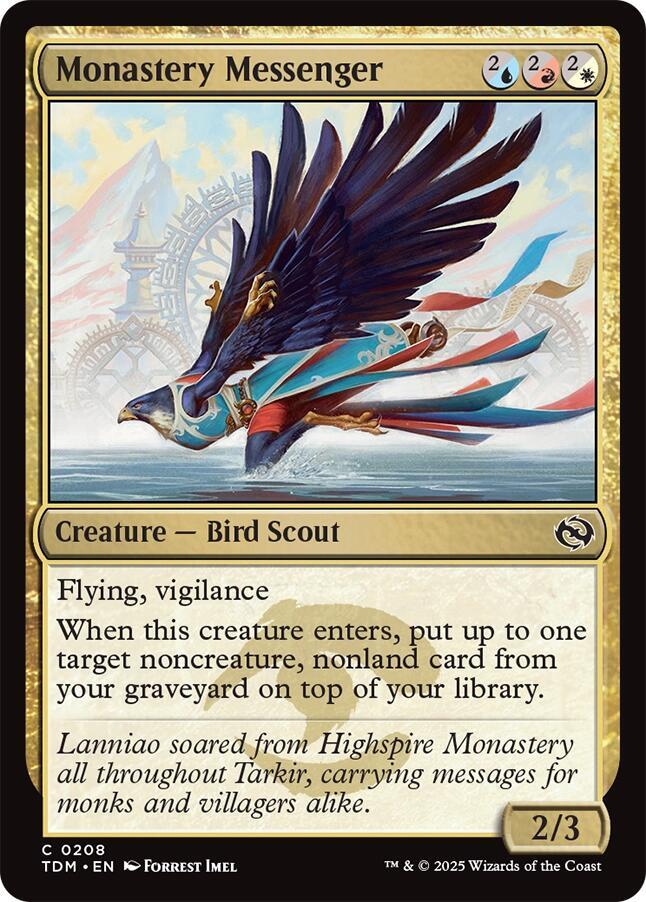 Monastery Messenger, TDM, 208, NM