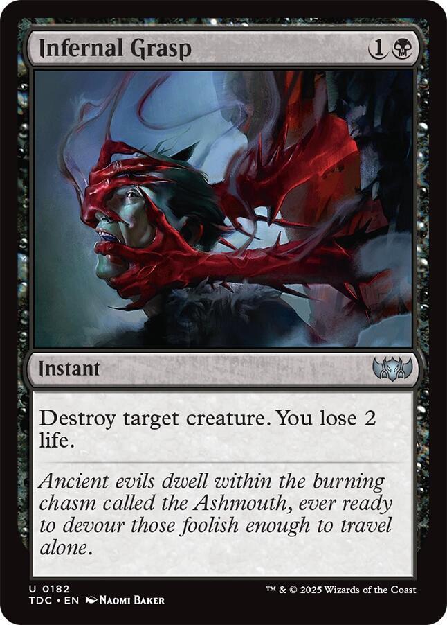Infernal Grasp, TDC, 182, NM