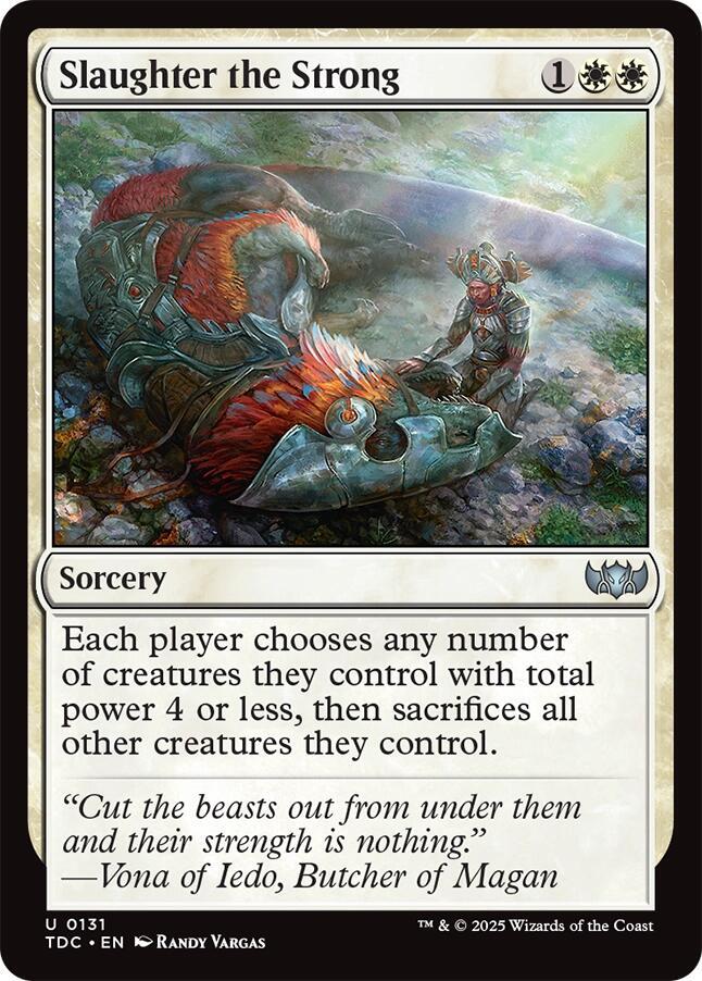 Slaughter the Strong, TDC, 131, NM