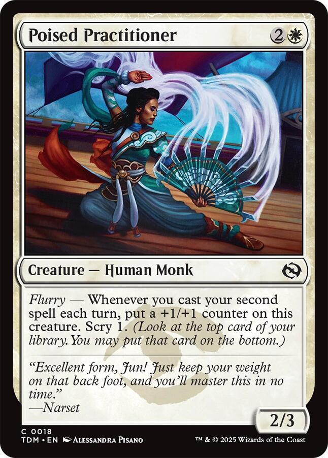 Poised Practitioner, TDM, 18, NM, Foil