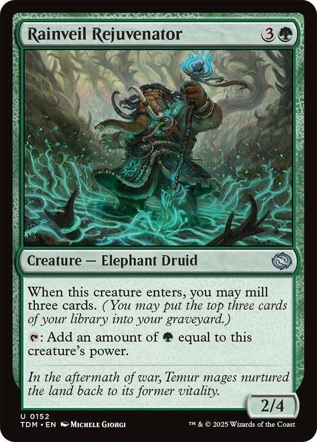 Rainveil Rejuvenator, TDM, 152, NM, Foil