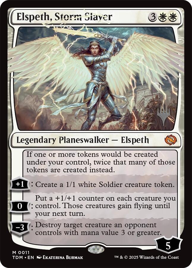 Elspeth, Storm Slayer,, 11, Near Mint, Foil