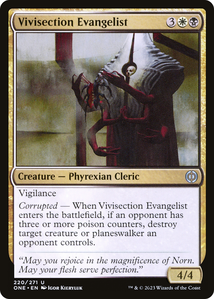 Vivisection Evangelist (ONE) 220 - WZRD TCG