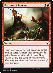 Portent of Betrayal (CMR) 194 - WZRD TCG