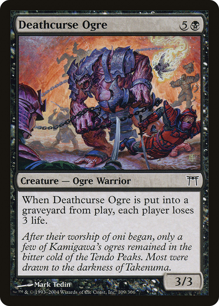 Deathcurse Ogre (CHK) 109 - WZRD TCG