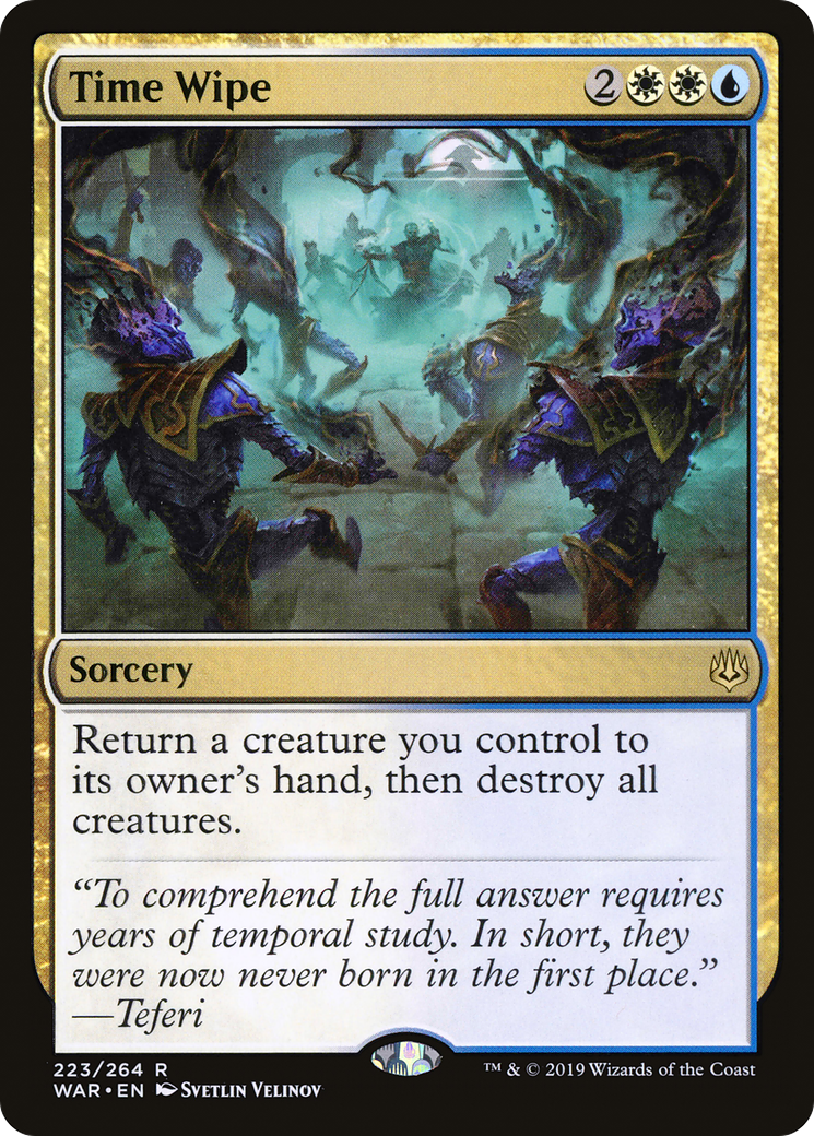 Time Wipe (WAR) 223 - WZRD TCG