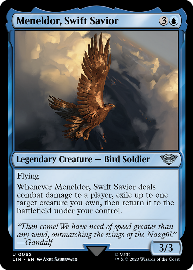 Meneldor, Swift Savior (LTR) 62 - WZRD TCG