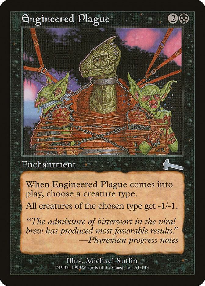 Engineered Plague,, 51, Lightly Played, Normal