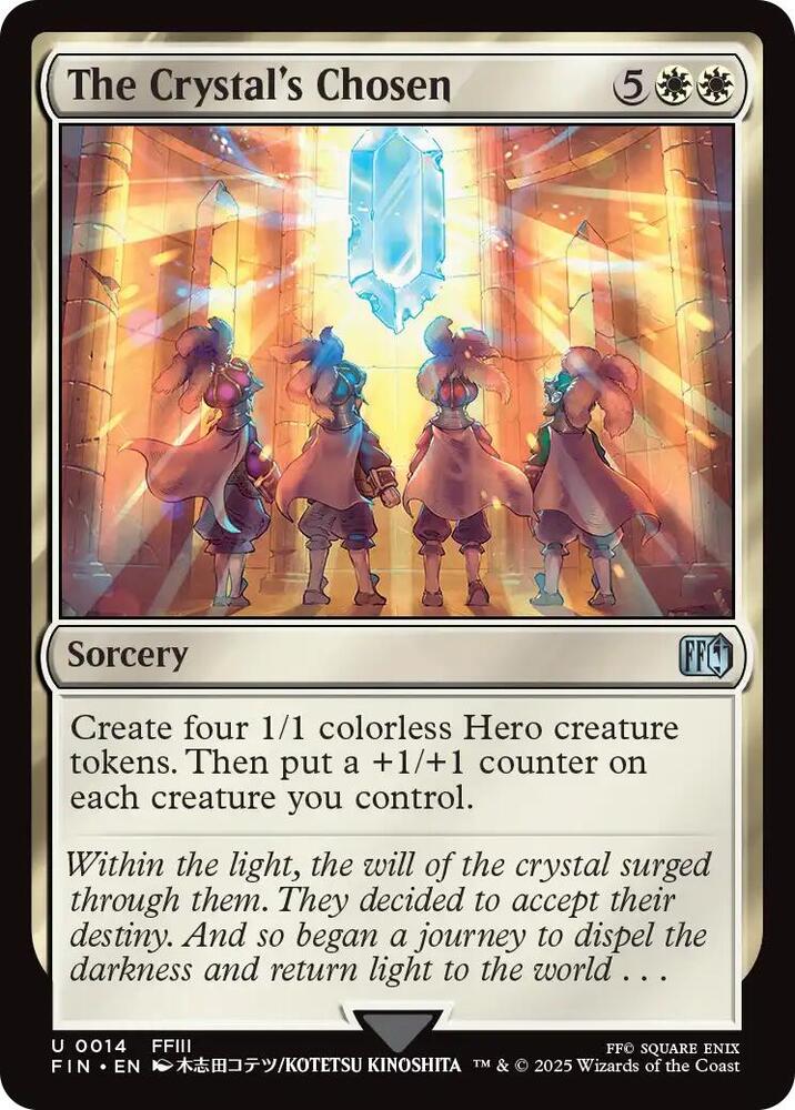The Crystal's Chosen, FIN, 14, NM
