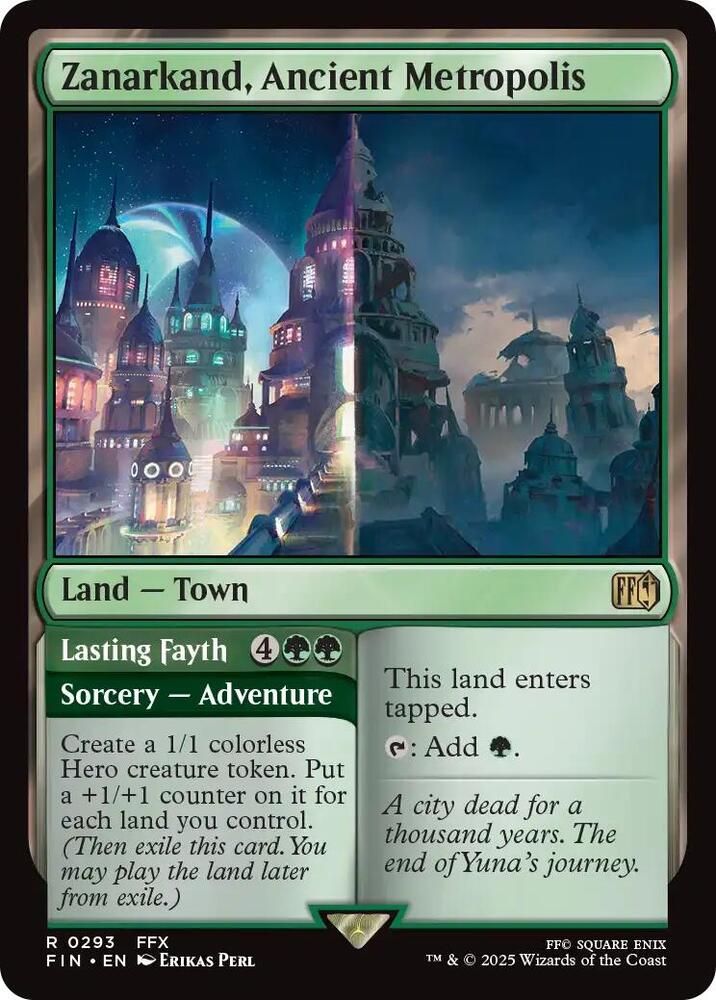 Zanarkand, Ancient Metropolis, FIN, 293, NM