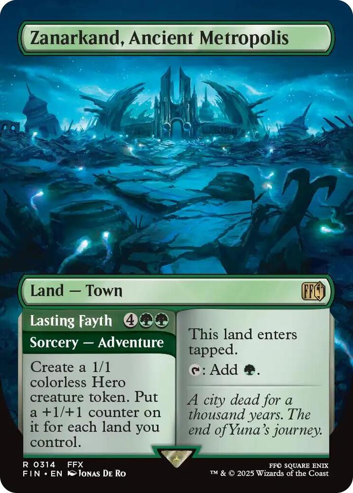 Zanarkand, Ancient Metropolis (Borderless), FIN, 314, NM