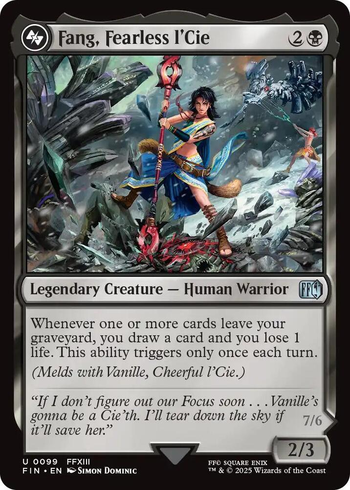 Fang, Fearless l'Cie, FIN, 99, NM