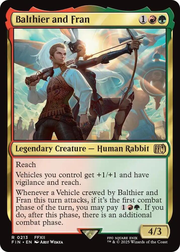 Balthier and Fran, FIN, 213, NM