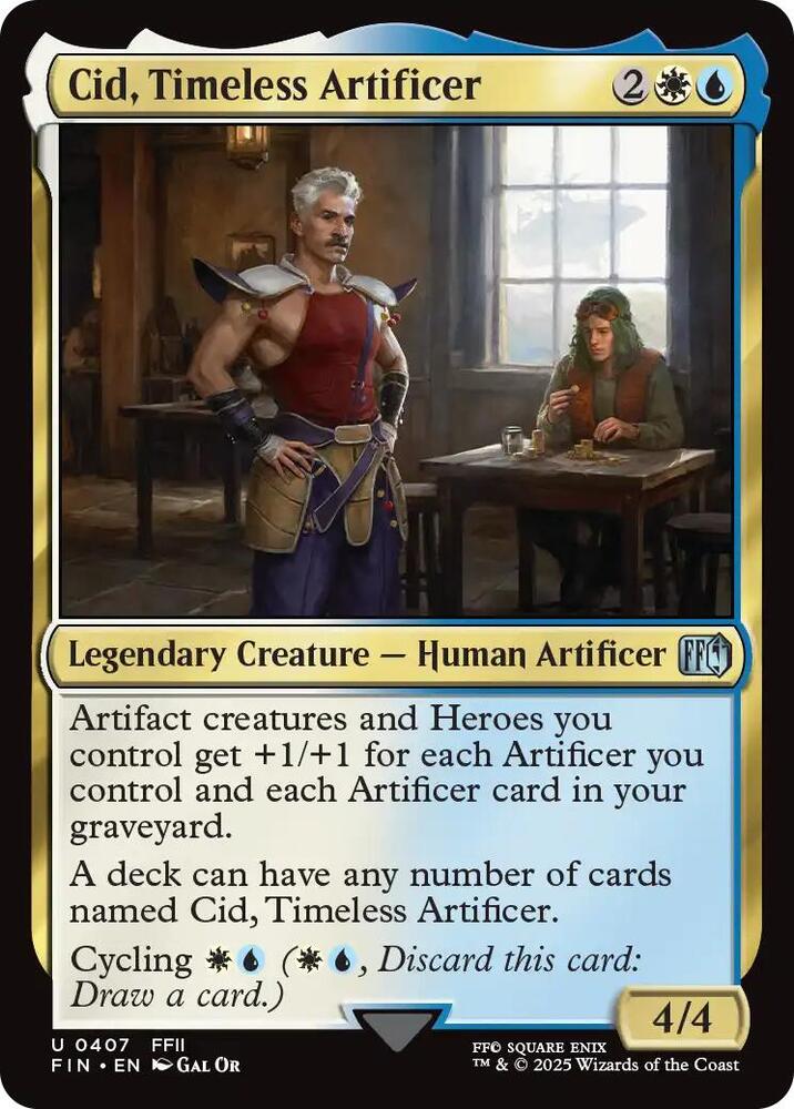 Cid, Timeless Artificer, FIN, 407, NM