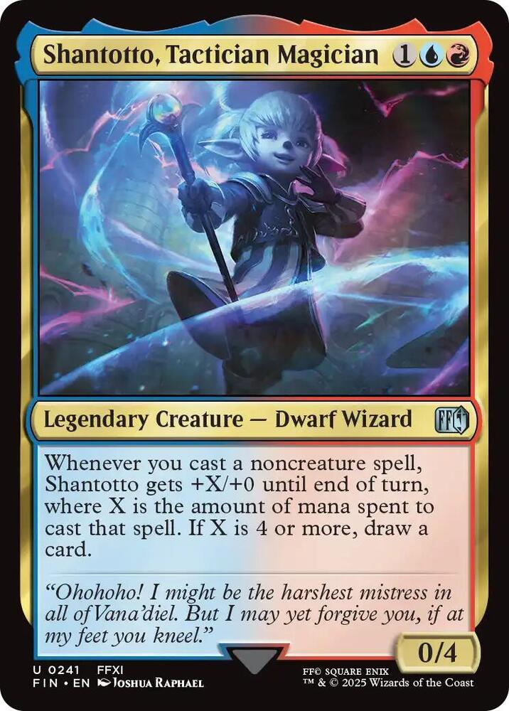 Shantotto, Tactician Magician, FIN, 241, NM