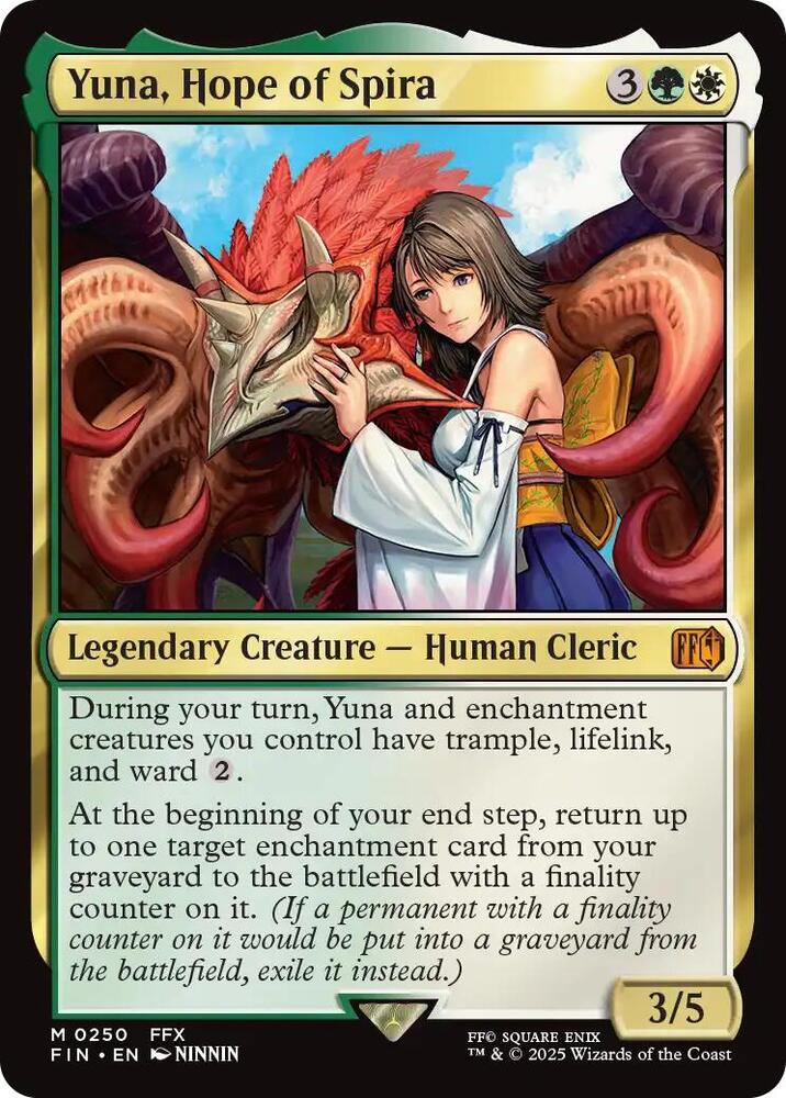 Yuna, Hope of Spira, FIN, 250, NM
