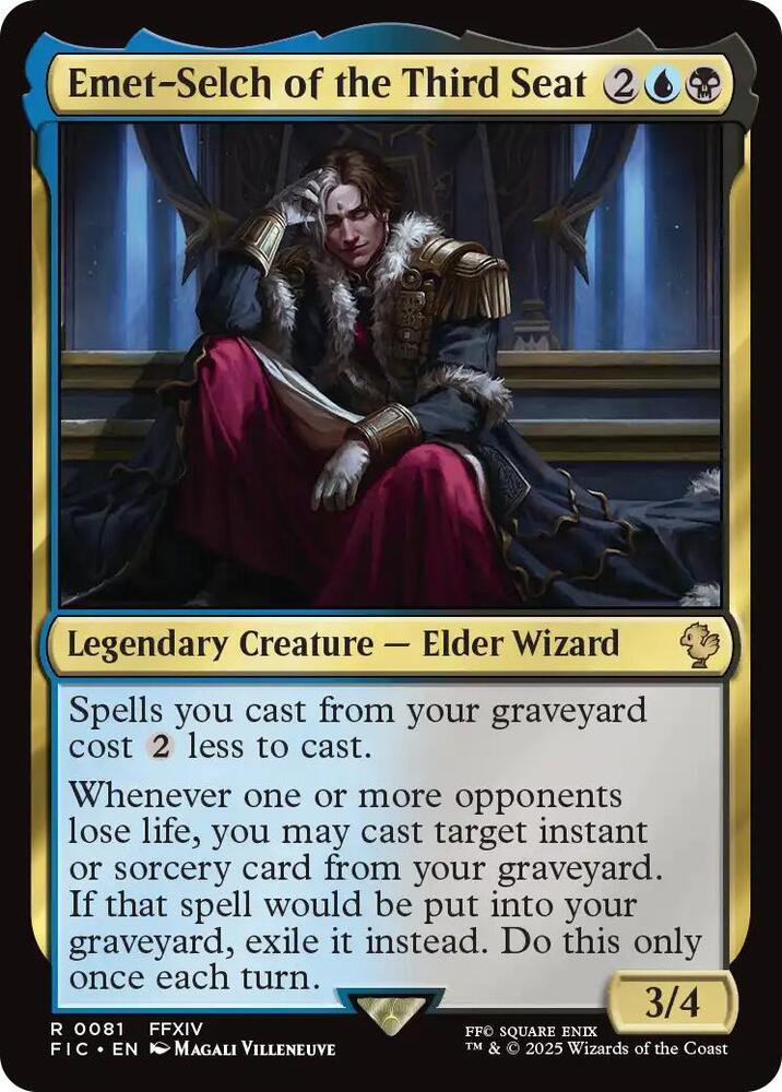 Emet-Selch of the Third Seat, FIC, 81, NM