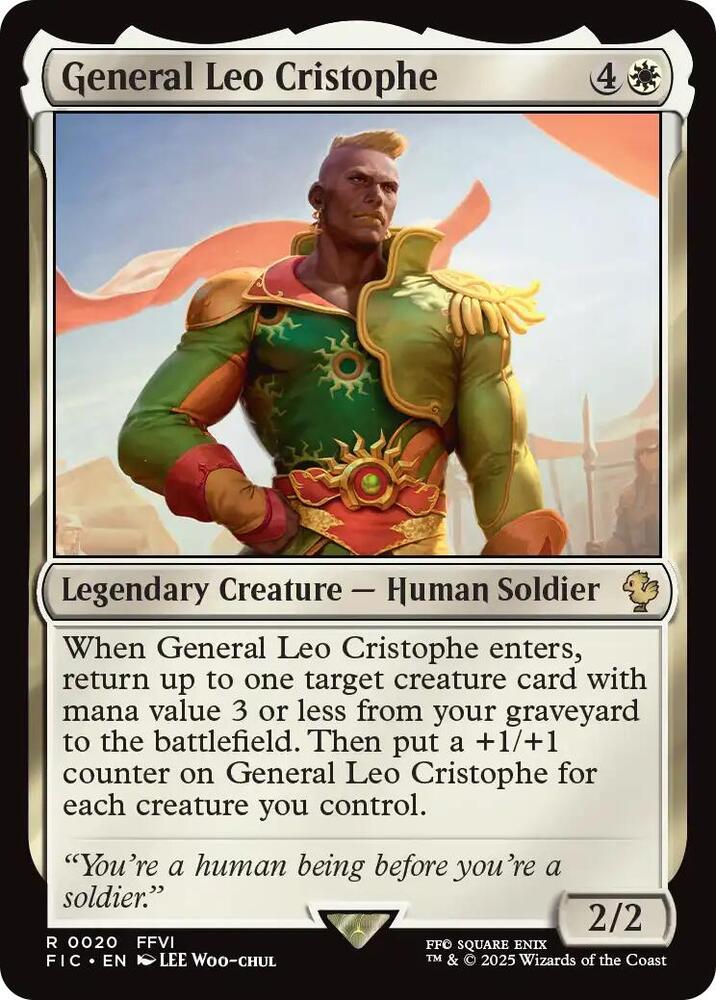 General Leo Cristophe, FIC, 20, NM
