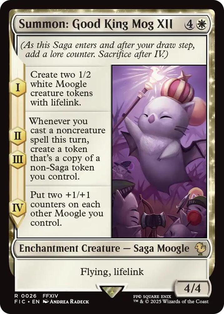 Summon: Good King Mog XII, FIC, 26, NM
