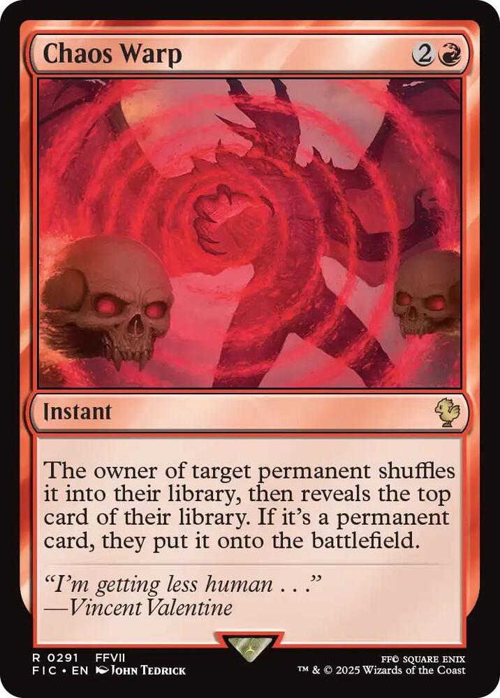 Chaos Warp, FIC, 291, NM
