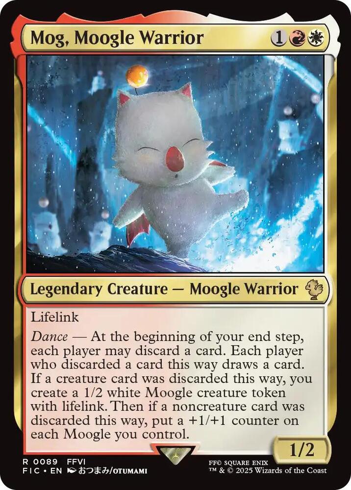 Mog, Moogle Warrior, FIC, 89, NM