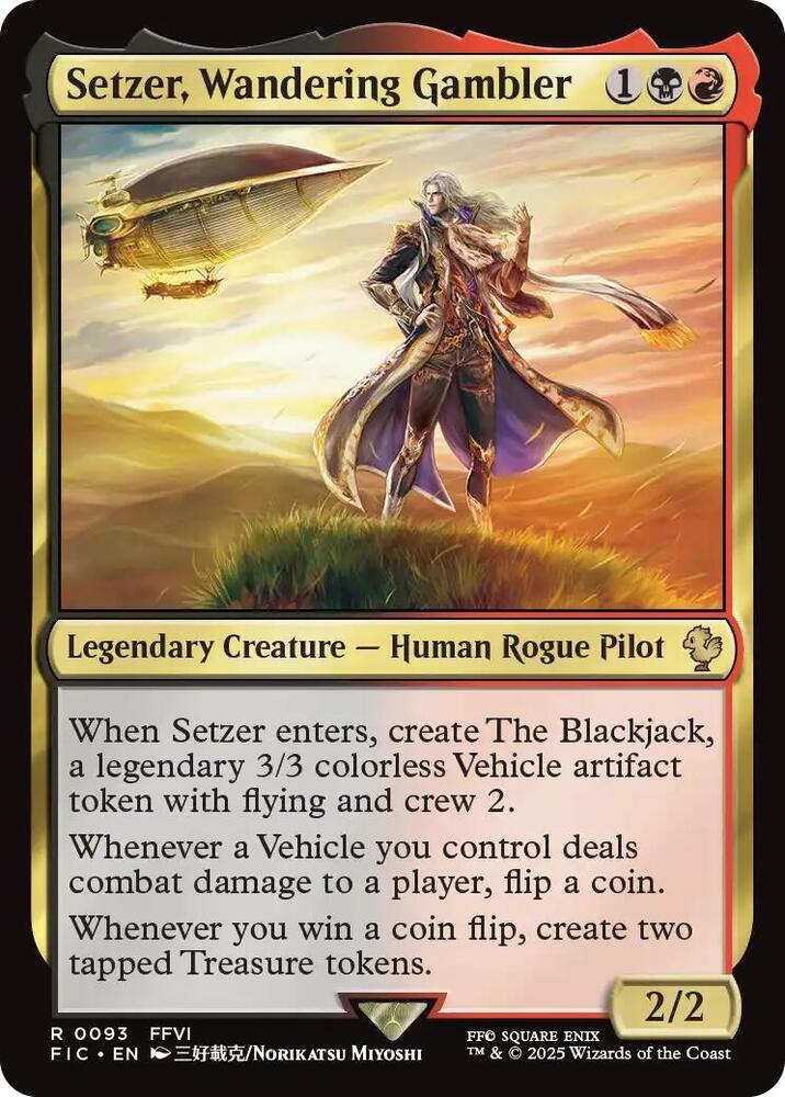 Setzer, Wandering Gambler, FIC, 93, NM