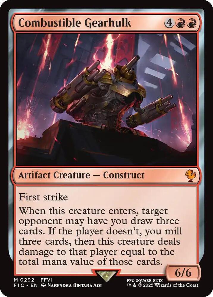 Combustible Gearhulk, FIC, 292, NM
