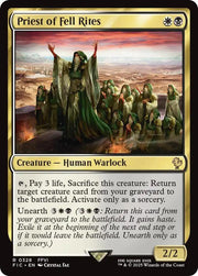 Priest of Fell Rites, FIC, 328, NM