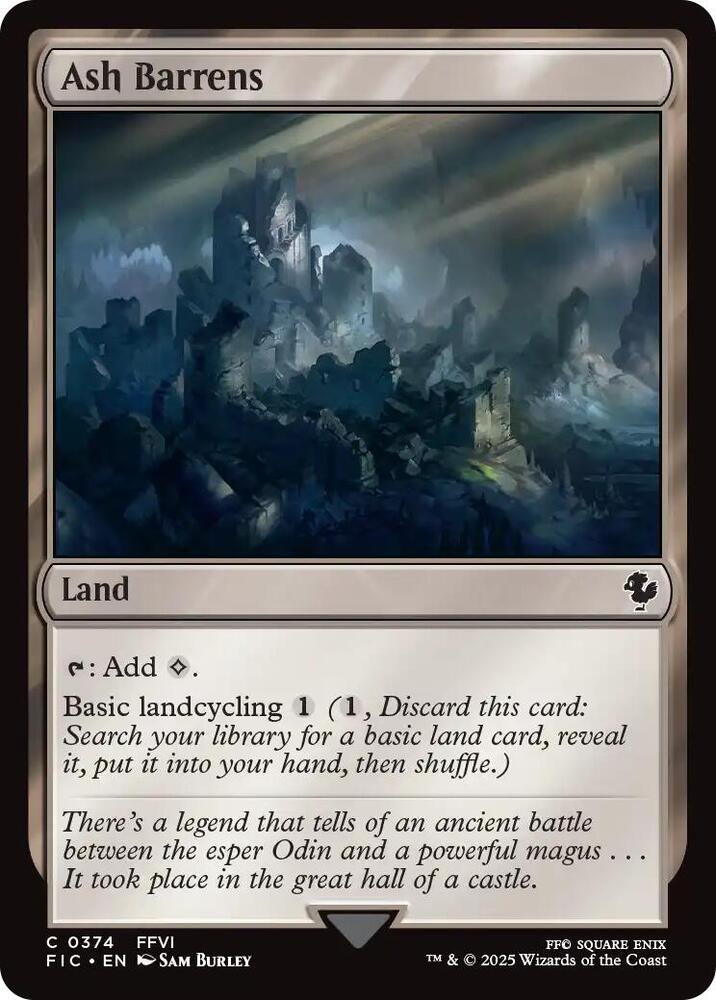 Ash Barrens, FIC, 374, NM