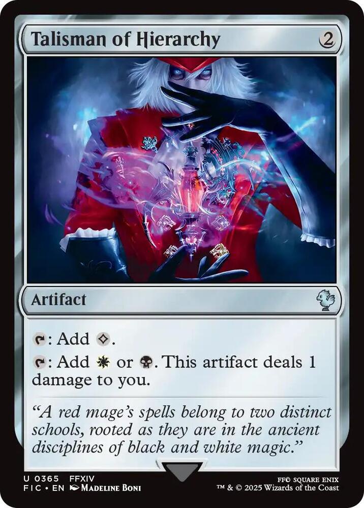 Talisman of Hierarchy, FIC, 365, NM