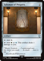 Talisman of Progress, FIC, 367, NM