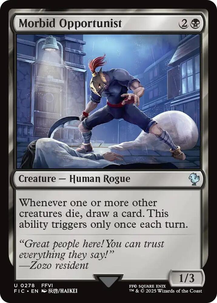 Morbid Opportunist, FIC, 278, NM