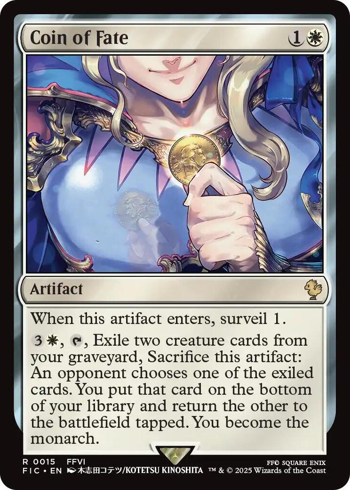 Coin of Fate, FIC, 15, NM