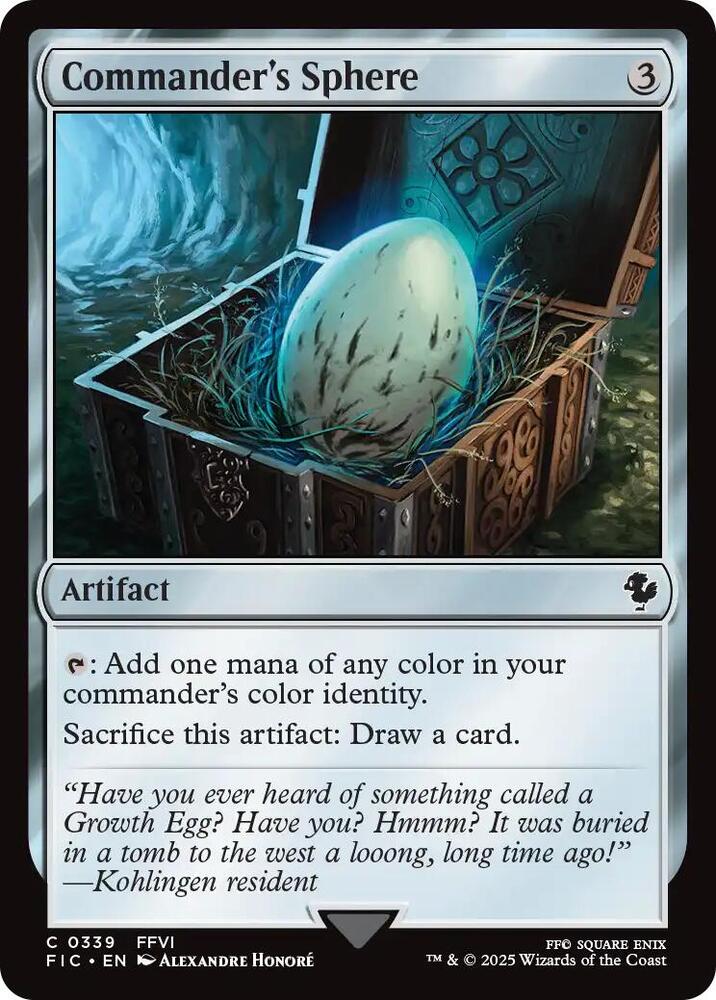 Commander's Sphere, FIC, 339, NM