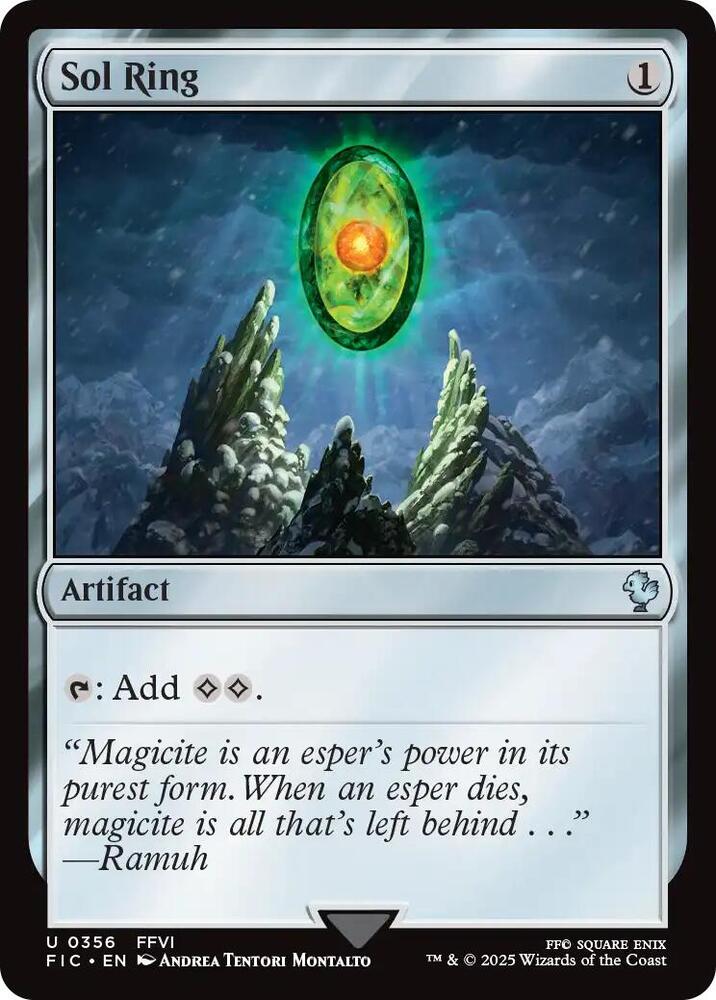 Sol Ring, FIC, 356, NM