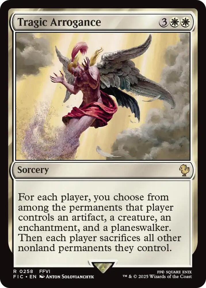 Tragic Arrogance, FIC, 258, NM