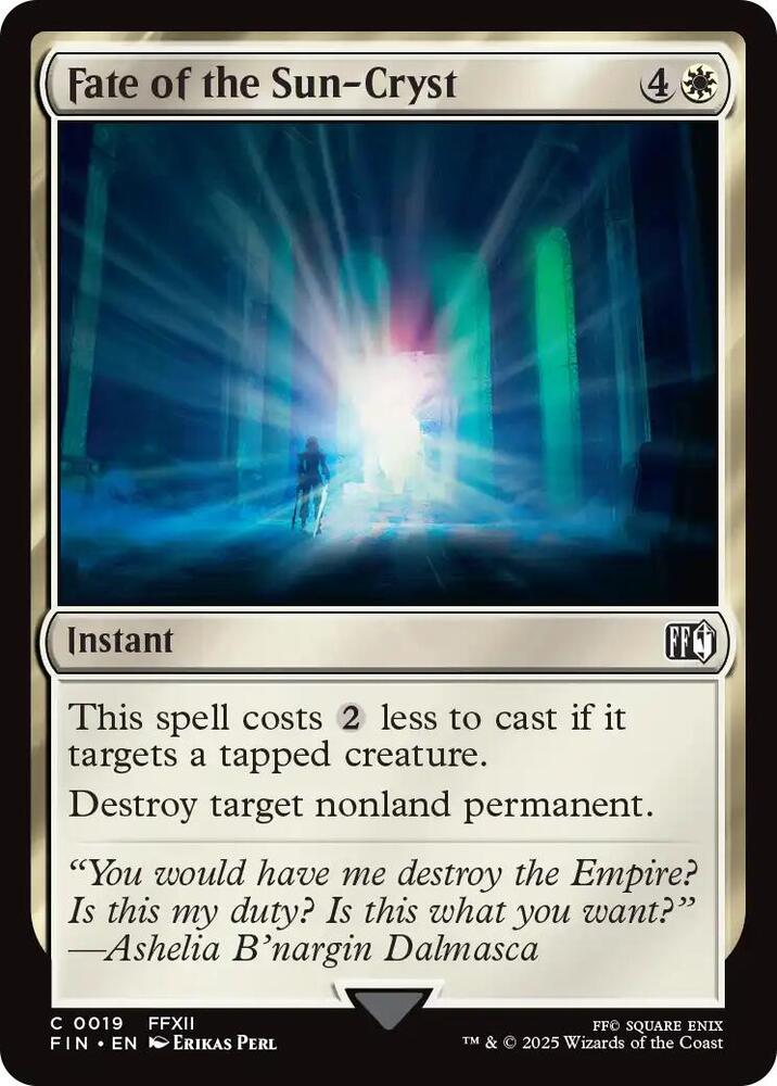 Fate of the Sun-Cryst, FIN, 19, NM