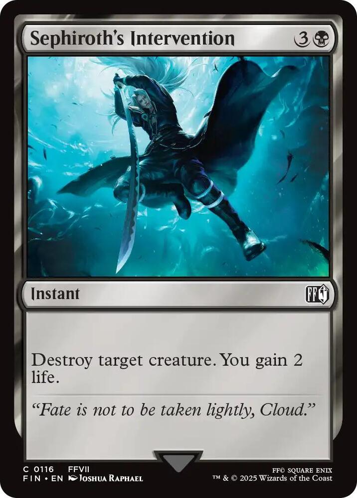 Sephiroth's Intervention, FIN, 116, NM